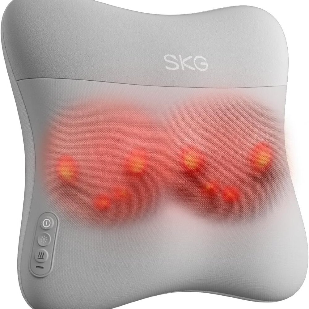 SKG Back and Neck Massager Deep Tissue Cordless Dual Sided Heat VS500